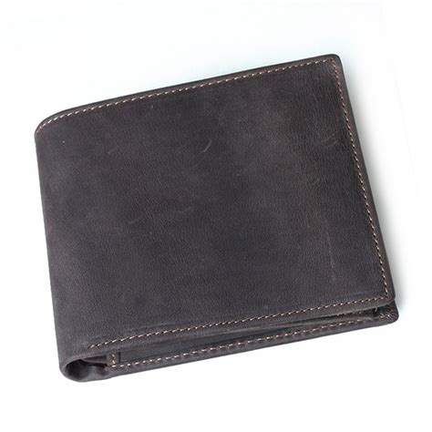 Alpine swiss mens genuine leather spring loaded bifold money clip wallet. Leather mens wallet, leather money clip wallet - BagsWish