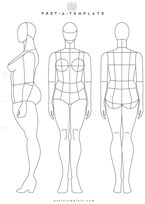 Plus Size Fashion Body Figure D I Y Your Own Fashion Sketchbook
