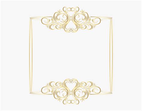 Elegant Gold Page Borders