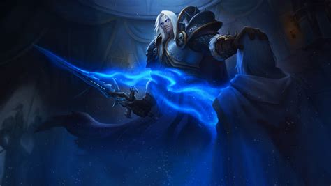 Arthas Menethil Frostmourne World Of Warcraft Artwork Pc Gaming