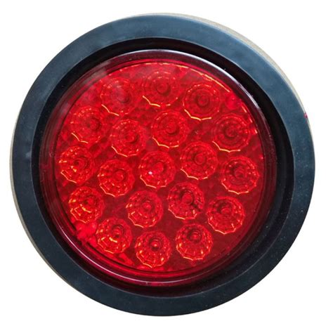 4 Inch Round Led Stop Turn Tail Lights Truck Trailer Rear Lamps 19