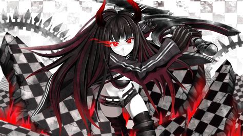 Evil Demon Anime Girl With Sword Wallpaper 96386 Resolution