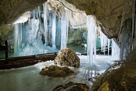 Demänovská Demanovska Ice Cave And Cave Of Liberty In Slovakia
