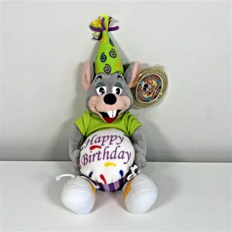 RARE LIMITED Edition Birthday Chuck E Cheese Plush New With Mint