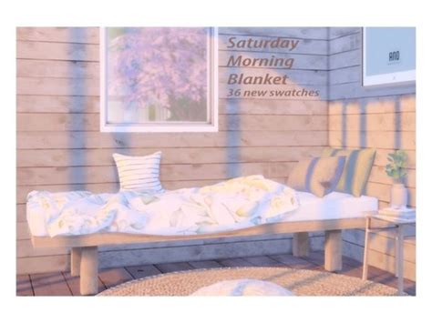 Cherry Sims Saturday Morning Blanket Rc By Ninichan233 The Sims 4