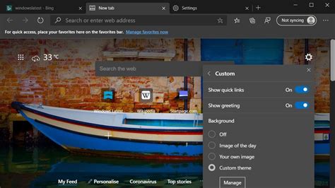 Microsoft Edge Gets Full Page Screenshot And Custom Themes