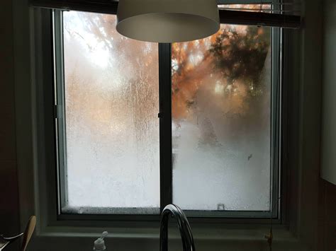 Old windows are freezing shut with condensation ...