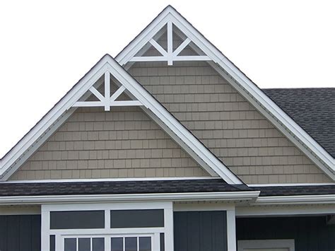 Custom designs for decorative gable roof brackets. Gable Accent Fypon GPF66X33 12/12 roof pitch $153.00 ...