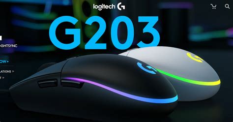 Mouse Gaming Logitech G203 Lightsync