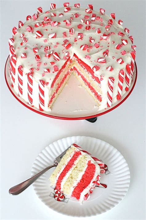 Candy Cane Cake The Bakermama Christmas Sweet Treats Cake Cupcake