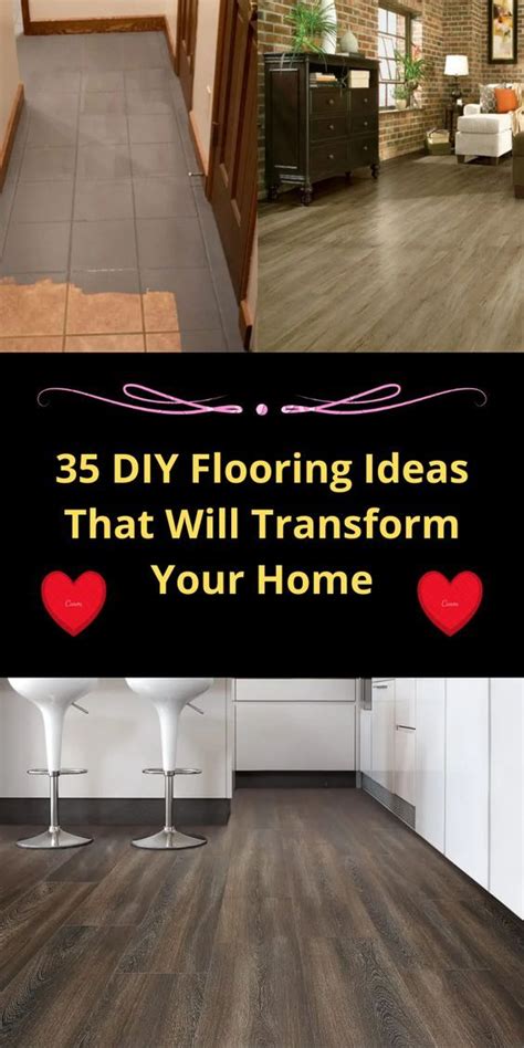 Awesome DIY Flooring Ideas That Will Completely Transform Your Home Diy Flooring Diy Home Diy
