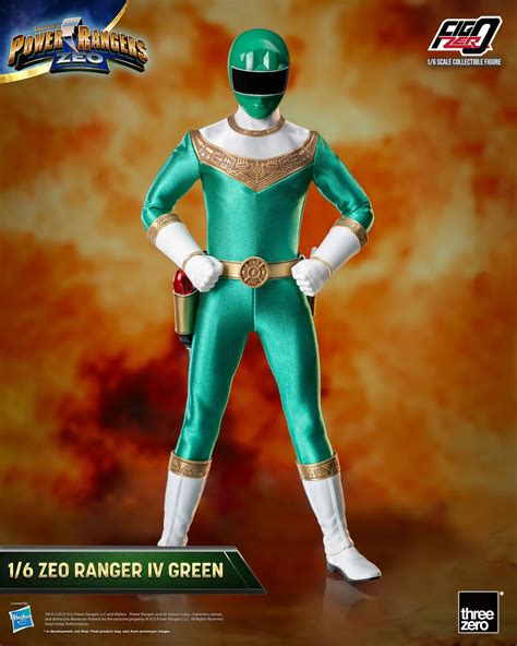 Pre Order Threezero Figzero Power Rangers Zeo Zeo Ranger Iv Gree