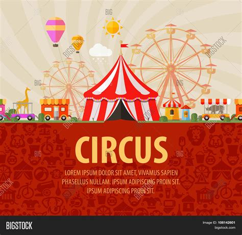Funfair Circus Vector And Photo Free Trial Bigstock