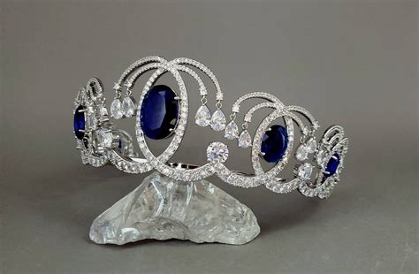 Royal Art Nouveau Blue Sapphire Tiara Russian Romanov Etsy In 2022