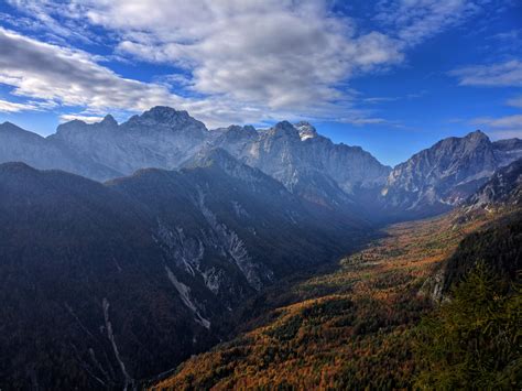 Autumn In Julian Alps Slovenia Triglav The Highest Mountain Can Be