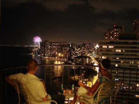 Night Time View And Fireworks From The Balcony Fridays At 730 Pm