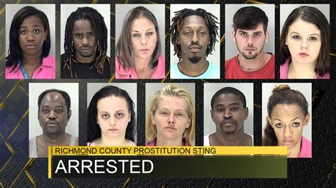 Arrested In Richmond County Prostitution Sting WFXG FOX News Now