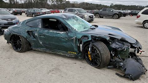 Wait Is This Pro Golfer Patrick Reeds Wrecked Porsche 911 Gt2 Rs On