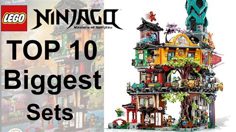 Top 10 Biggest Lego Ninjago Sets 2021 Update Youtube
