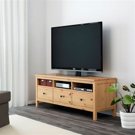 Hemnes Tv Bench Light Brown 148x47x57 Cm Ikea