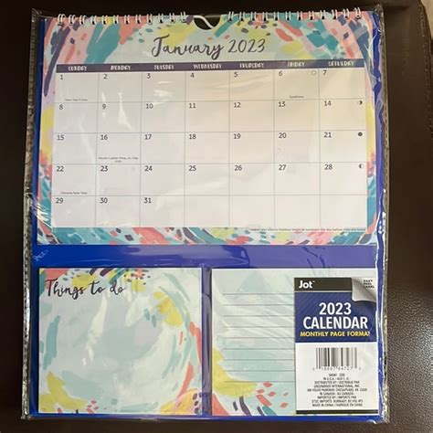 Office 223 Calendar And Sticky Notes Set Poshmark