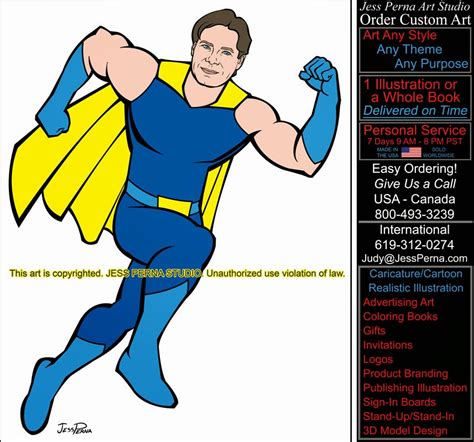 Ad Cartoons And Caricatures Freelance American Illustrator Superhero