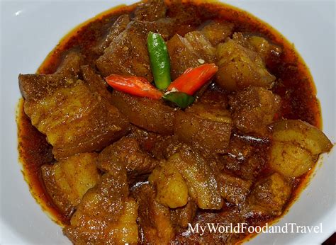 My World Of Food And Travel Spicy Coorgi Pork Curry Or Pandi Curry