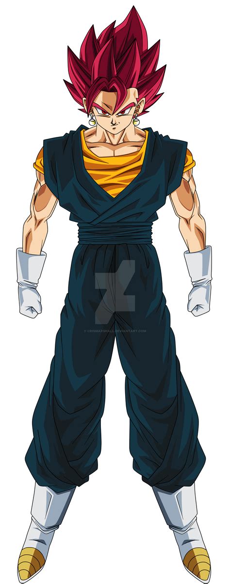 Vegetto Super Saiyan God By Crismarshall On Deviantart Gogeta And