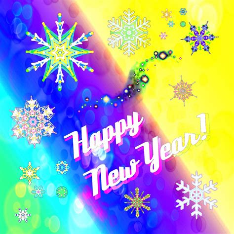 Postcard Happy New Year! Free Stock Photo - Public Domain Pictures