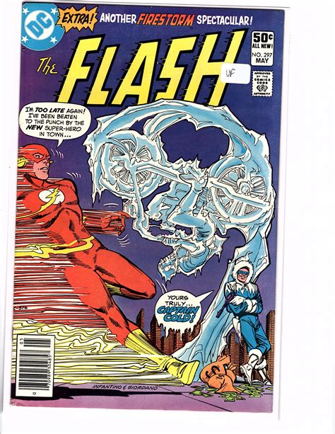Flash Vol 1 297 Capt Colds Cold Cold Flame Dc Comics Vf Cary Bates