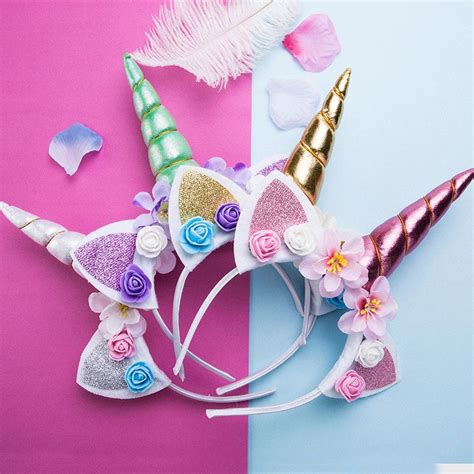 Cute Unicorn Headbands For Children Party From Category Party Toys