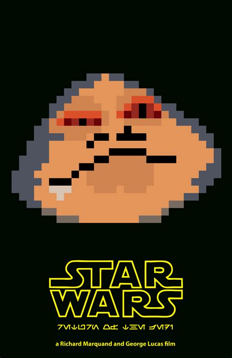 8 Bit Star Wars Return Of The Jedi Poster By Epsilontlosdark4 On