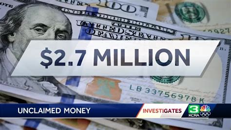Sacramento County Has Millions Of Dollars In Unclaimed Money See If