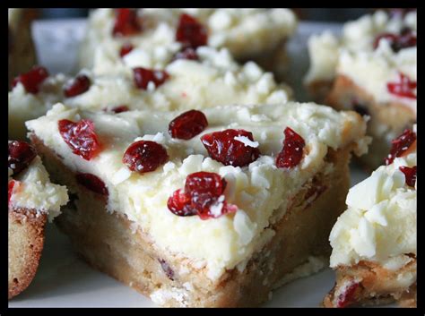 The solution is making this cranberry bliss bars recipe (starbucks copycat). Creations by Steph: Cranberry Bliss Bar