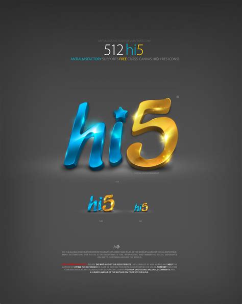Hi5 Icon By Antialiasfactory On Deviantart