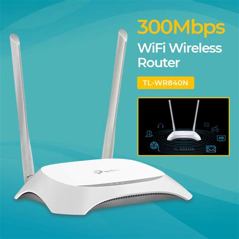 Tp Link Wifi Wireless Router 300mbps Tl Wr840n White