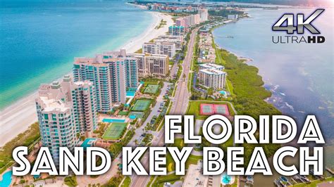 Sand Key Beach Clearwater Florida Walking Tour 4k Youtube