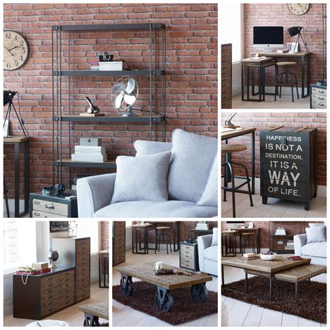 Spitalfields Industrial Rustic Living Room Furniture Collection ~ Fresh