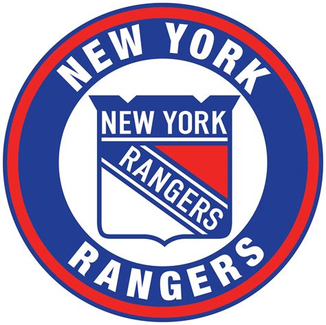 New York Rangers Circle Logo Vinyl Decal Sticker 5 Sizes Sportz