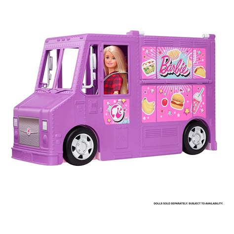 The barbie chill and grill food truck playset 31 pieces features. Barbie Fresh 'n' Fun Food Truck Playset with 30 ...