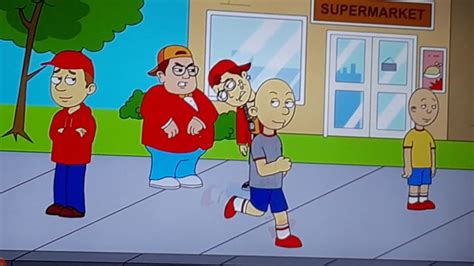 Classic Caillou Steals A Nerf Rival Gun From Walmart And Gets Grounded