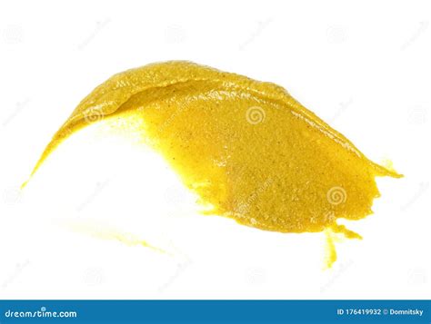 Mustard Splash Isolated On White Background Stock Photo Image Of Drop