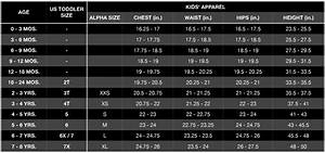 Nike Size Chart Bootcamp Football Shop