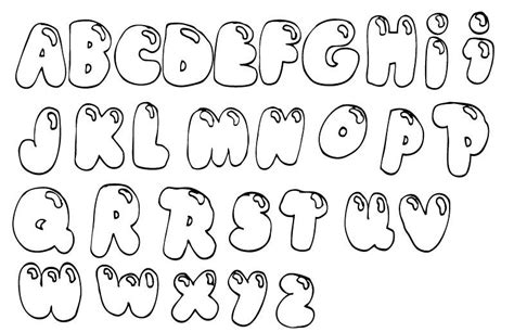 Blankhtml Bubble Letter Fonts Lettering