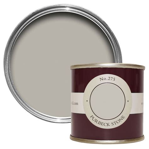 Farrow & Ball Estate Purbeck stone No.275 Emulsion paint, 0.1L Tester