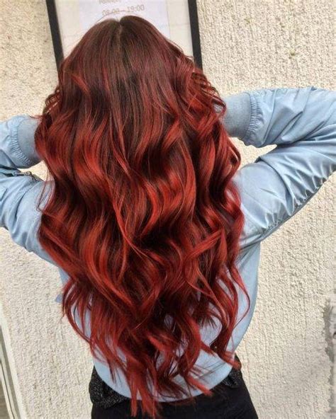 balayage rouge sur cheveux brun 1000 images about hairstyles on pinterest curly hair