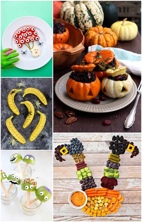Healthy Halloween Snacks For Kids 25 Spooky Holiday Treats