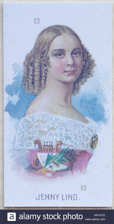 Jenny Lind 1820 1887 Famous Swedish Opera Singer From The 19th