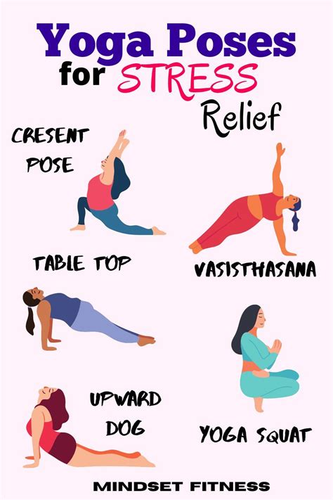 Yoga Poses For Stress Relief Find Your Escape Mindset Fitness In 2021 Yoga Poses Best
