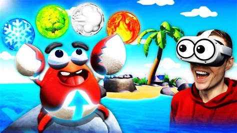 Mastering Every Element With Carl The Crab Island Time Vr Youtube